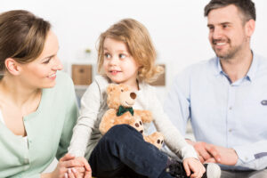 child with parents