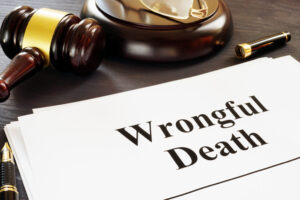 wrongful death claim with judge's gavel